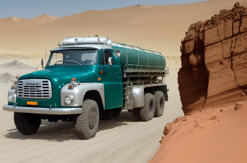 49167-1434513278-raw, summer hot,  strormy clouds, cinematic, mist, volumetric lights BREAK _ (fuel tanker truck tatra148  silver white chrome_1.png